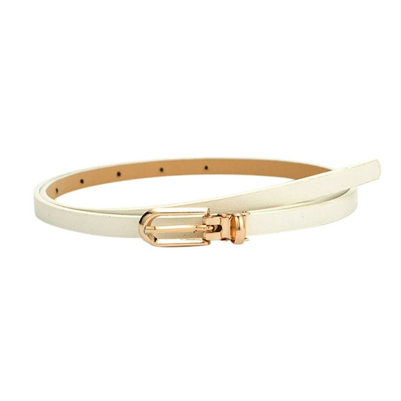 TRUBKH Womens Leather Belt Pants Chain Chain Belt Stretchy Belt for Women Belt Chain Mens Belts Leather Belt White One Size