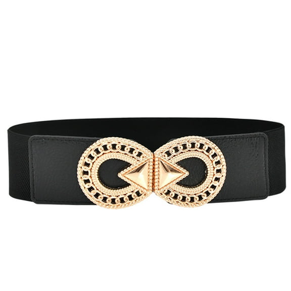 TRUBKH Womens Leather Belt Web Belt Women's Belts Rope Belt Belt Chain Boho Belt Womens Belts Black One Size