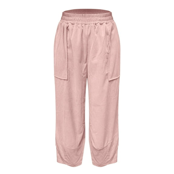 TRUBKH Womens Sweatpants Cargo Pants Vintage Pants Womens Corduroy Pants Women Pants Sweater Pants Red 1 S