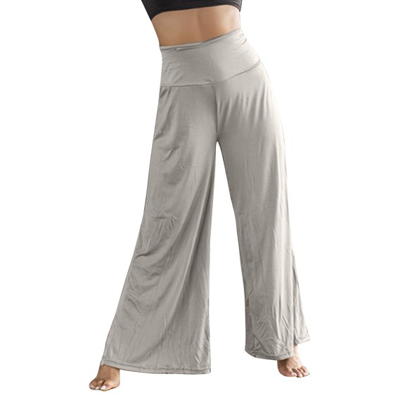 TRUBKH Womens Sweatpants Cargo Pants Women Baggy Flare Pants Womens Cargo Pants Work Pants Women Work Pants Wide Leg Sweatpants Women Gray Xl