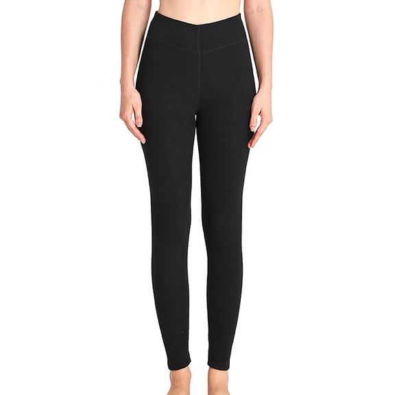 TRUBKH Womens Sweatpants Thermal Tights Fleece Lined Tights Womens Stretch Pants Women's Leggings with Pockets Yoga Pants for Women Fleece Lined Leggings Black 3xl