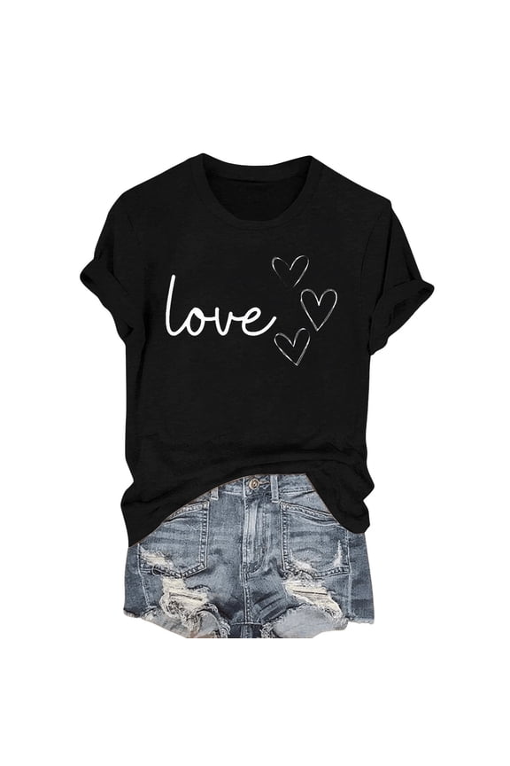 Womens Tops Valentines Day Fall Shirts for Women 2025 Valentine Top Women Womens Valentines Day Top Christmas Tshirts Womens Valentines Day Shirts Boho Shirts Light Ashy 3xl