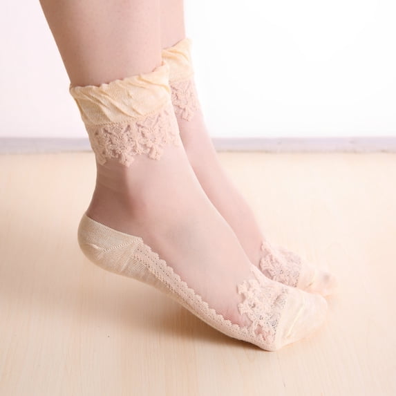TRUBKH athletic socks gripper socks Breathable Casual Socks mid socks ruffle socks thin socks men running socks men Tube Socks running socks womens Dress Decor Socks socks for women Yellow One Size