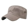 thumbnail image 1 of TRUBKH baseball caps Classic Plain Activities All Seasons UV Protection trucker hat Director Hats Sports Hat sun hat Men Women Baseball Cap golf hat Outdoor Hat hiking hat men hats Beige One Size, 1 of 3