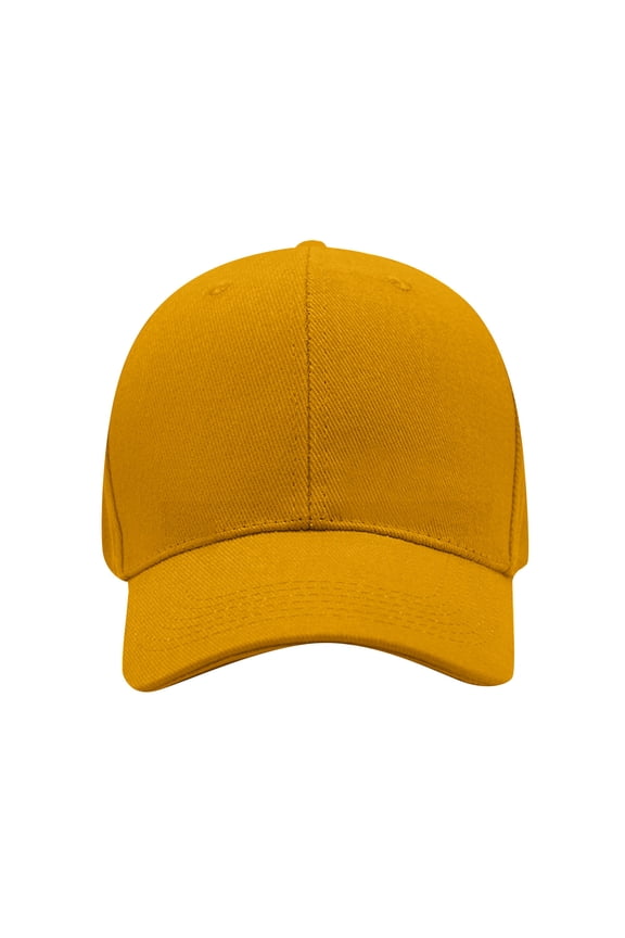 baseball caps Classic Plain Sports Hat Embroidered Baseball Cap running hat Low Profile Lightweight Packable Baseball Sun Hats 5 Panel Design Adjustable Size Outdoor Hat Yellow One Size