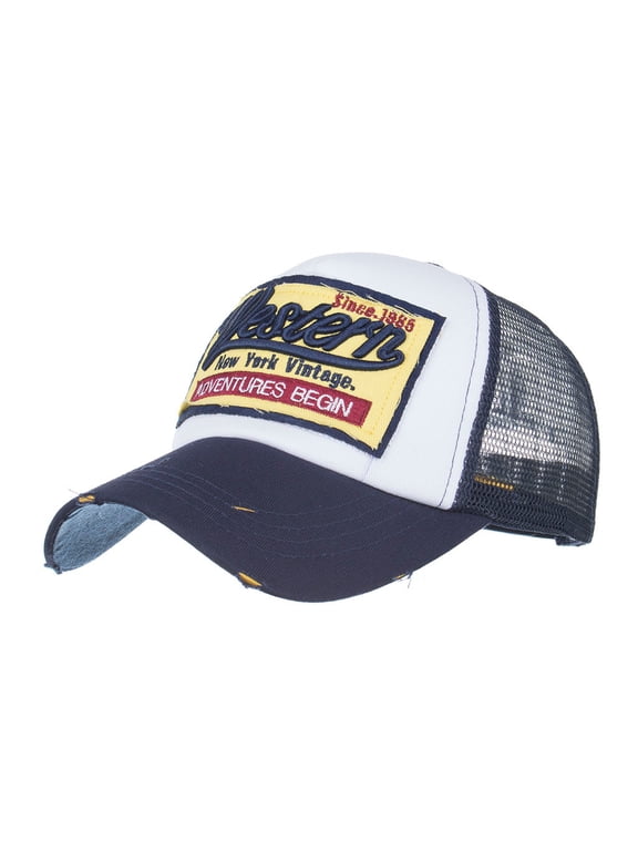 baseball caps Outdoor Hat hiking hat Director Hats running hat Men Women Baseball Cap Adjustable Size trucker hat Baseball Sun Hats Performance Sports Hat sun hat Low Profile Blue One Size