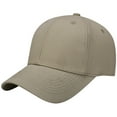 thumbnail image 1 of TRUBKH baseball caps Sports Hat Director Hats hiking hat Buckle Adjustable UV Protection golf hat Baseball Sun Hats Outdoor Hat Embroidered Baseball Cap Classic Plain Vintage Trendy Beige One Size, 1 of 1