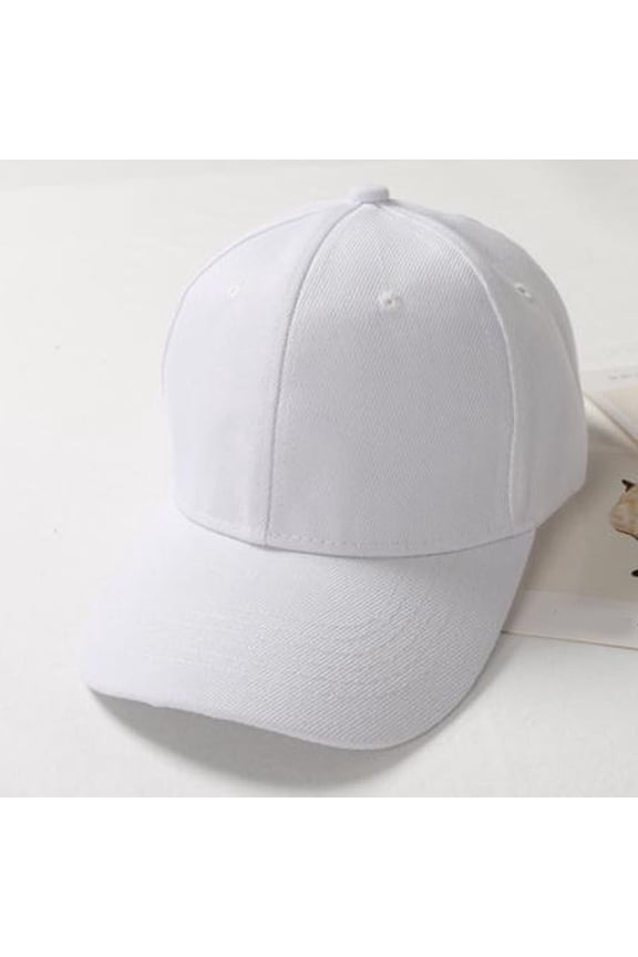 baseball hats for men Adjustable Fit lightweight hat Director Hats baseball cap breathable hat hat Trucker Hat Embroidered Baseball Cap Cap Cotton short brim hats White One Size