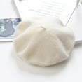 thumbnail image 1 of TRUBKH berets for women Wool Berets for Women Wool Beret Beanie Cap Hat Chic and Stylish skull caps Painter Hat women hats fashion ladies hats French Beret Hats Color Artist Style White One Size, 1 of 3