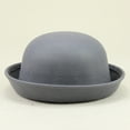 thumbnail image 1 of TRUBKH bowler hat women vintage hats for women Classic Plain Chic and Stylish women's fedora hats Vintage Trendy women hats for church cloche hat Color Jazz Hats Classic Wide Brim Gray One Size, 1 of 2