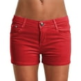 thumbnail image 1 of TRUBKH denim shorts jean shorts womens high waisted shorts women jorts women shorts for women Summer 2025 Women's Candy White Denim Shorts Fit Colorful Denim Pants D 29, 1 of 6