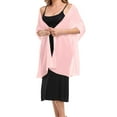 thumbnail image 1 of TRUBKH shawl wraps for women pashmina wraps for women Wrap and Shawl for Women shawl for women cotton scarf for women Shawls And For Evening Dresses Elegant Soft Silky Wedding Bridal Scarf Pink L, 1 of 5