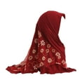 thumbnail image 1 of TRUBKH shawl wraps for women pashmina wraps for women Wrap and Shawl for Women sheer shawl shawl Cheers US Girls/Children Scarf Headscarf Wrap Muslim Amira A, 1 of 3
