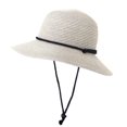 thumbnail image 1 of TRUBKH sunshade hats for women UV Protection Oversized Beach Hat Wide Brim Sun Hat Packable Straw Fedora Panama floppy hat straw hats for women Hat Adjustable with Band wide brim hats Gray One Size, 1 of 1