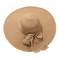 thumbnail image 1 of TRUBKH sunshade hats for women Wide Brim Sun Hat Foldable floppy hat Beach Cap with Band Beach Fishing Hat UV Protection Oversized Beach Hat Hat Adjustable Boho Hat sun hats Beige One Size, 1 of 1