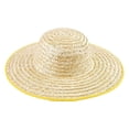 thumbnail image 1 of TRUBKH sunshade hats for women Wide Brim Sun Hat Hat Adjustable with Band Travel Straw Cap floppy hat for Men Women Beach Fishing Hat Beach Gardening Beach Cap UV Protection sun hats Gold One Size, 1 of 1