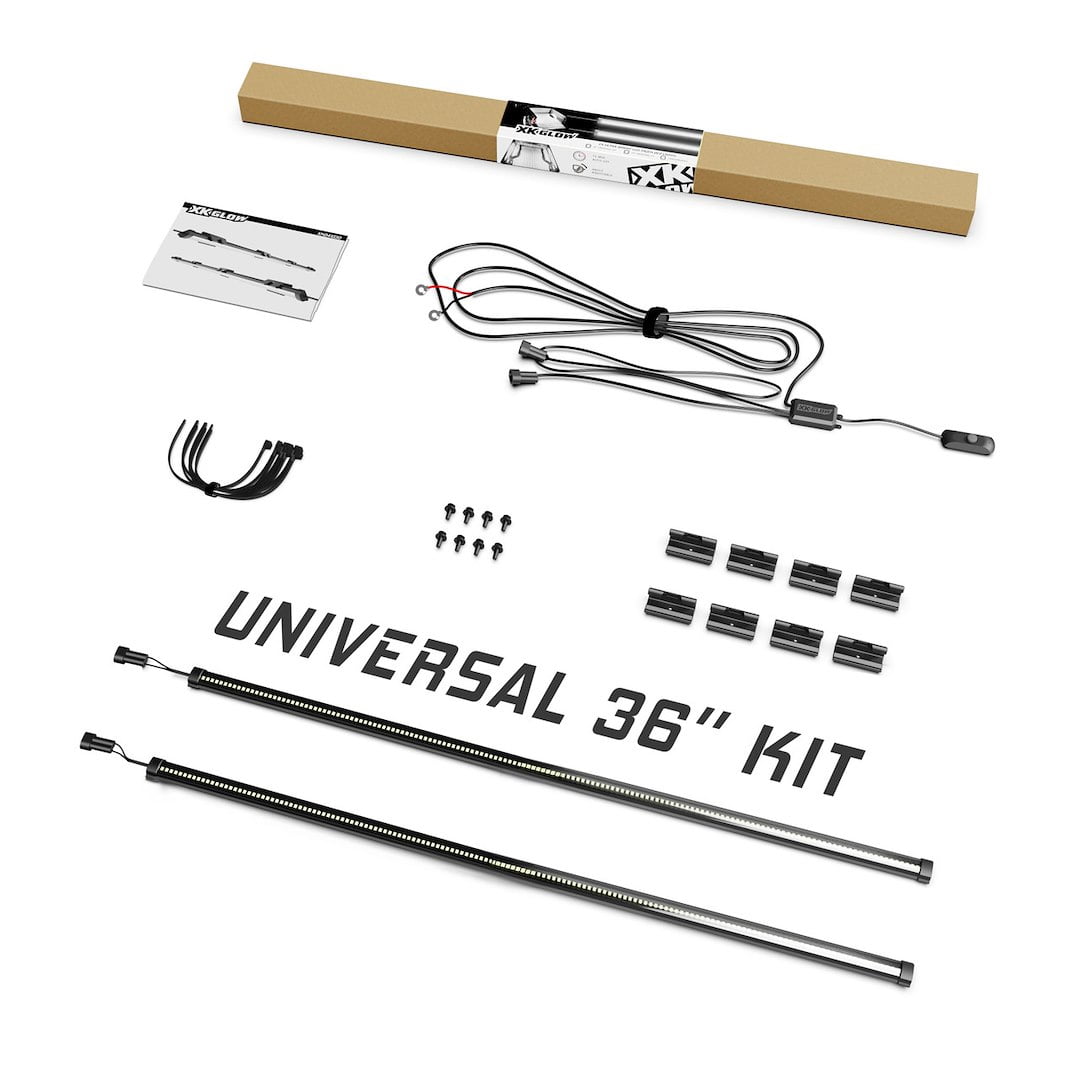 XK Glow XK041030-36 Cargo Area Light Strip 36 Inch Length Hard Wired Clear