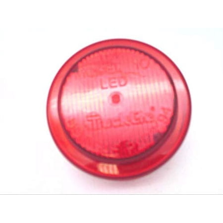 TRUCK LITE 10250R LED, 2-1/2" Long Marker Clearance 12 Volt, Round Lens, RED