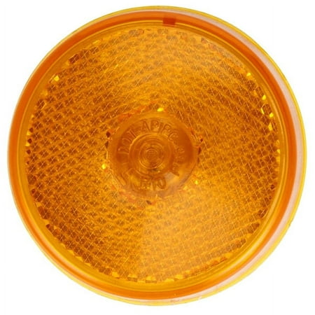 TRUCK-LITE 10525Y 10 Series, Incandescent, Yellow, Marker Clearance, PC, 12V