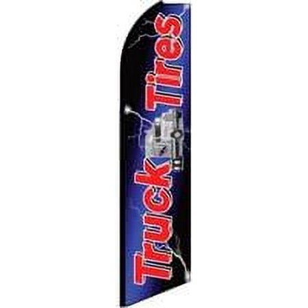TRUCK TIRES X-Large Swooper Flag