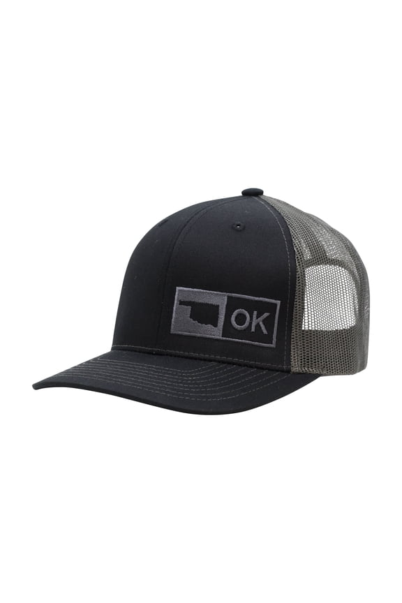 TRUCKER HAT-OKLAHOMA BLACK/GRAPHITE