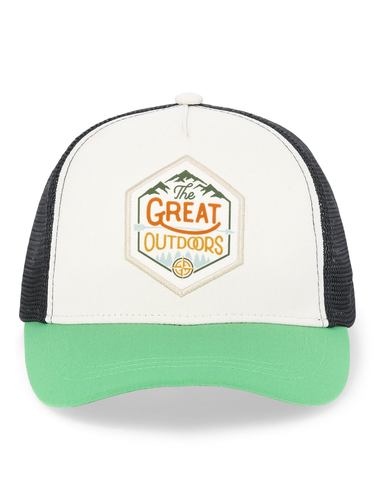 Wonder Nation Boys Great Outdoors Trucker Hat, One Size Fits Most