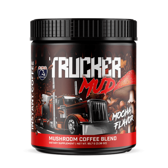TRUCKER MUD MUSHROOM COFFEE BLEND - MOCHA FLAVOR