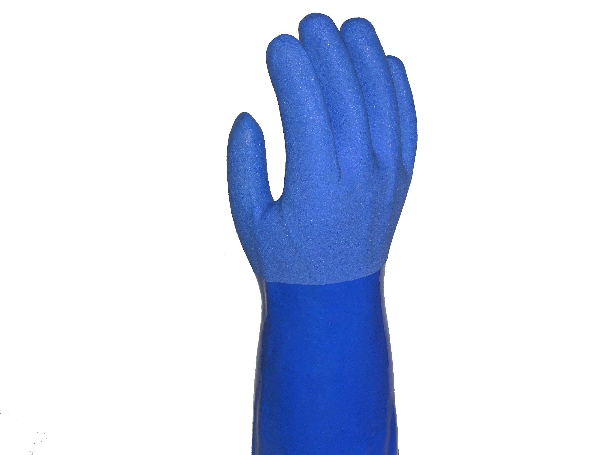 true blues extra large blue true rubber gloves, 1 ea