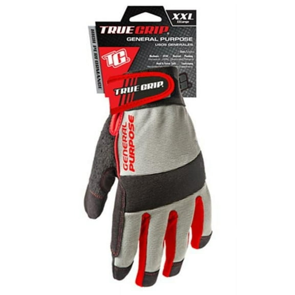 TRUE GRIP 9815-23 High-Performance Work Gloves, Touchscreen Compatible, Microfiber Suede, XXL - Quantity 1