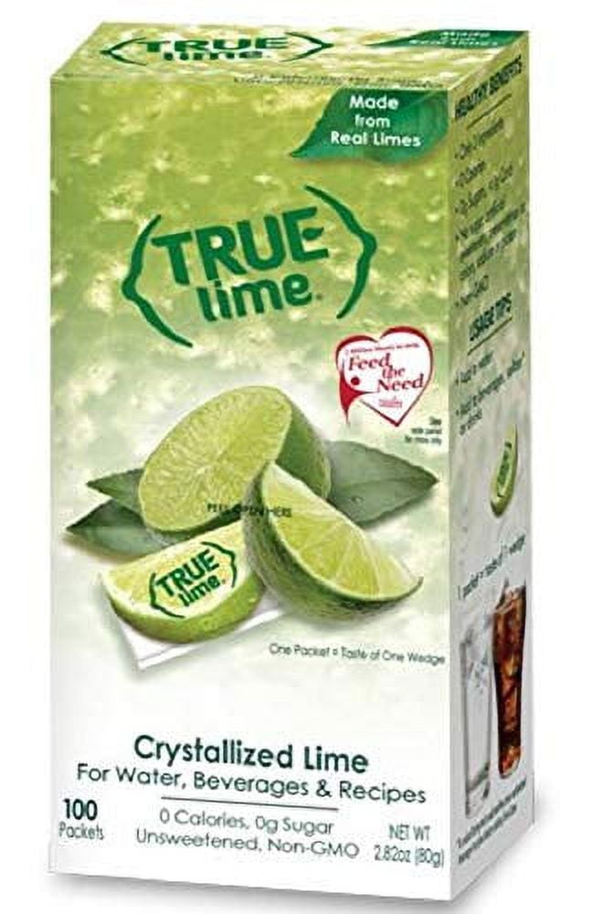 TRUE LIME Water Enhancer, Bulk Dispenser Pack (100 Packets) Zero