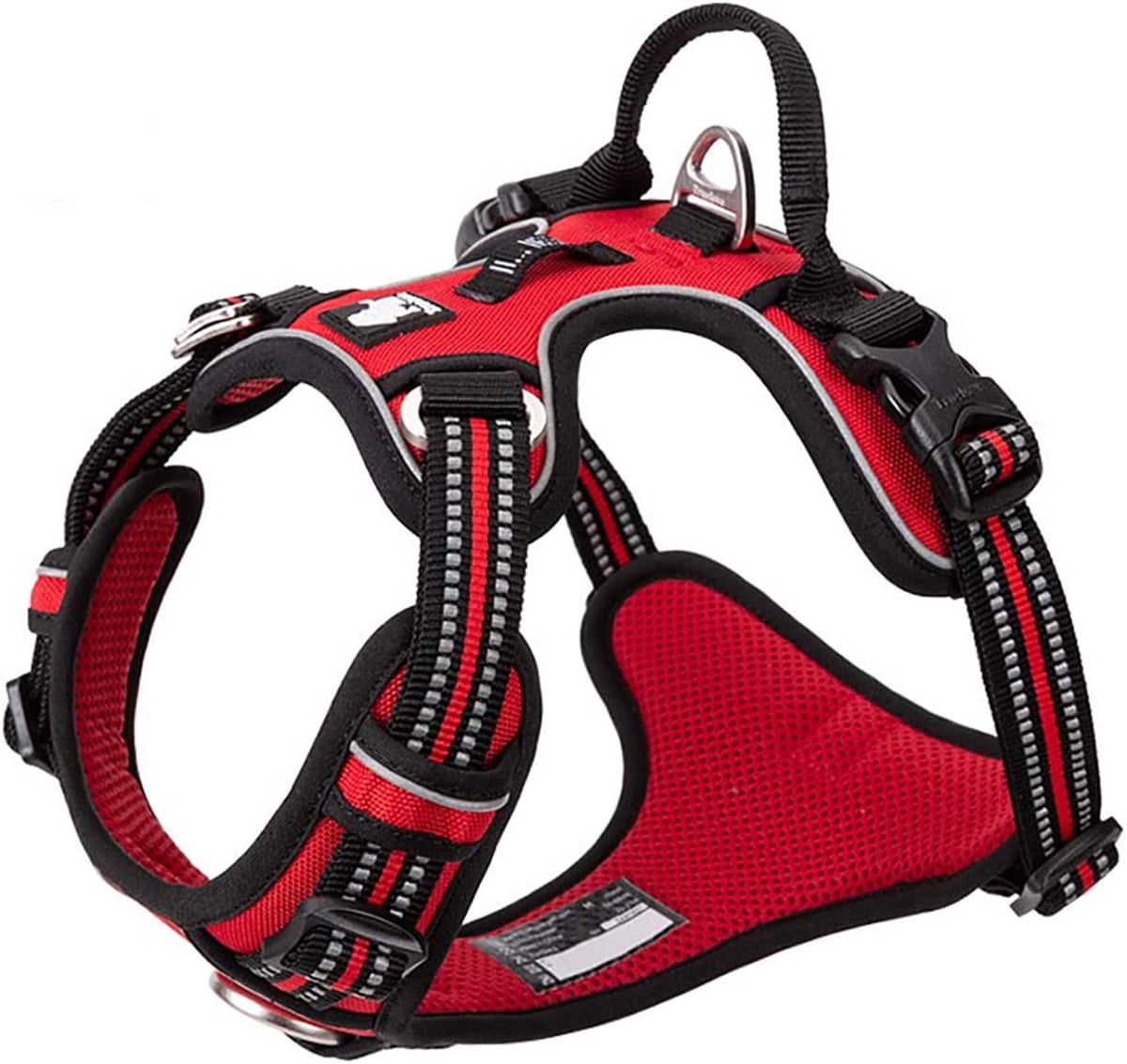 TRUE LOVE Reflective Dog Harness No Pull Nylon Adjustable Pet Harness TLH56512