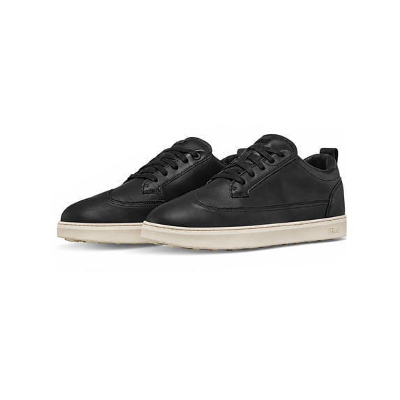 TRUE Linkswear Men's FS Tour Spikeless Leather Golf Shoes 12 Medium Black -