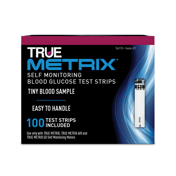 TRUE METRIX® Blood Glucose Test Strips NFRS 100 Count Box