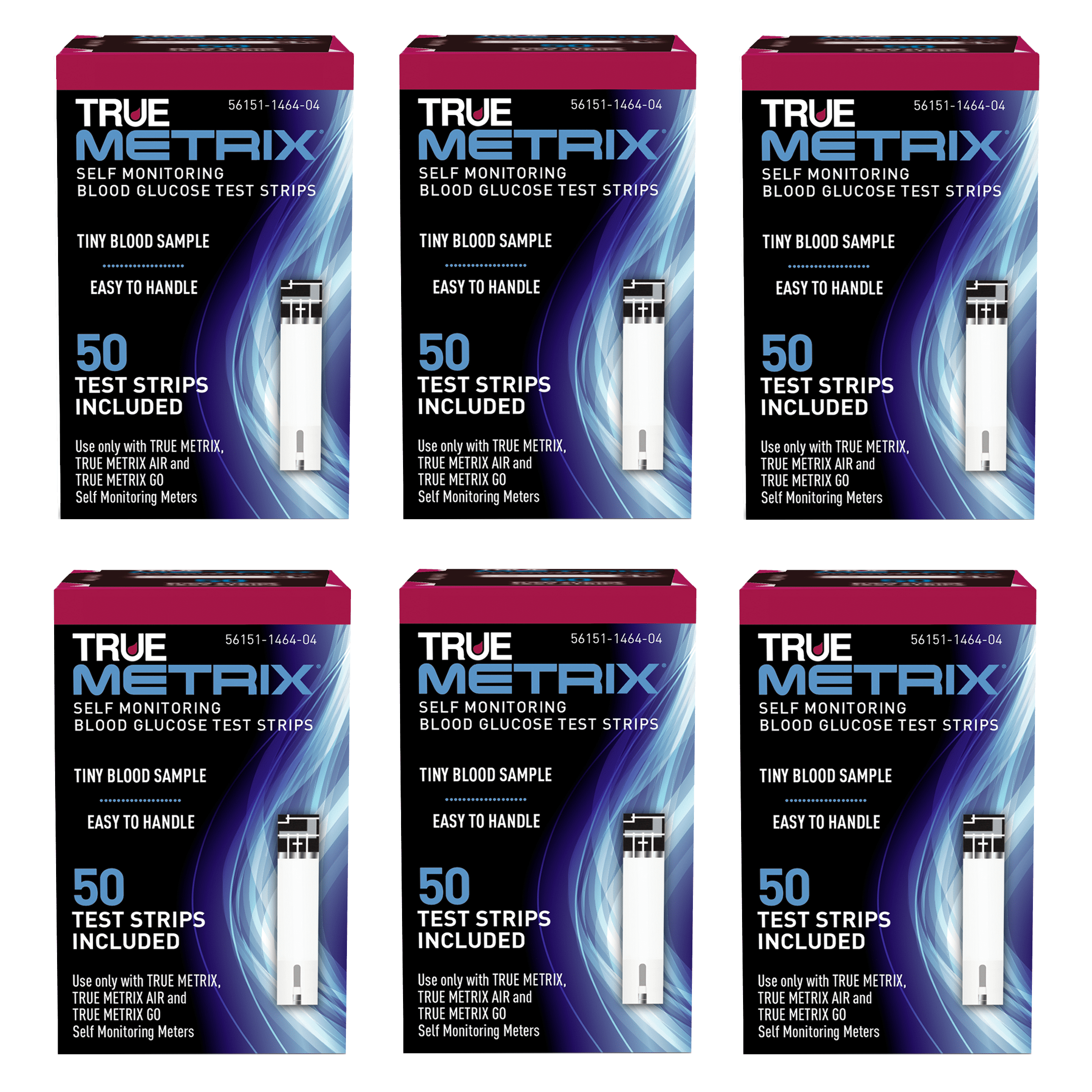 TRUE METRIX® Blood Glucose Test Strips NFRS 50ct 6 Pack (300 Test Strips)