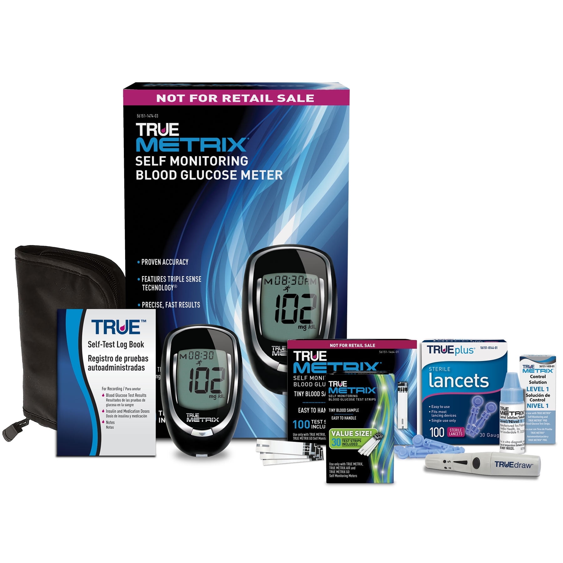 TRUE METRIX Meter Starter Kit bonus pack