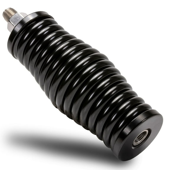 TRUE MODS Black Heavy-Duty Stainless Steel CB Radio Antenna Spring Mount Base [3/8" 24 Thread] for Offroad UTV ATV SxS Side-by-Side 4 Wheeler Polaris RZR Razor Can-Am Maverick X3 Semi Truck Vehicle