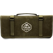 TRUE Primal Forge Outdoor Cutlery Set, Canvas Knife Roll