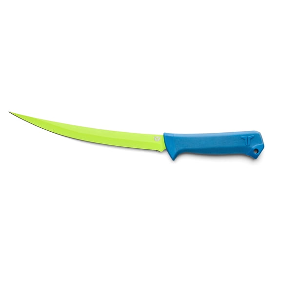 TRUE SYK Fillet Knife, Medium Flex, Hollow Ground Blade, Ideal for Freshwater and Saltwater Filleting, Skinning, and Deboning Fish, 9" Fillet Knife