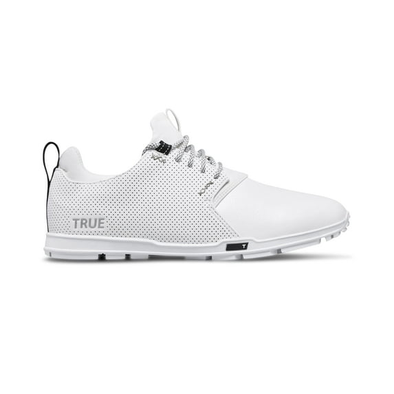 TRUE linkswear Original 1.2 Lightweight Golf Shoes (Pure White, 11.5)