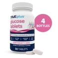 thumbnail image 1 of TRUEplus Glucose Tablets, Chewable, Birthday Cake Flavor, 50 Count, 4 Bottles, 1 of 7