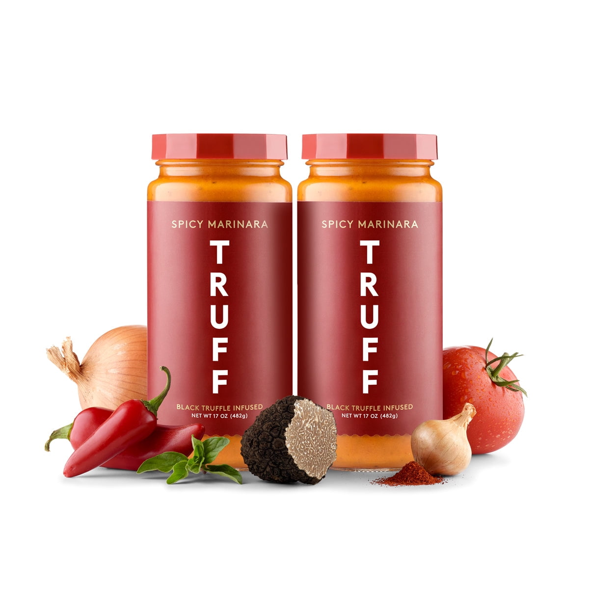 TRUFF Black Truffle Spicy Marinara Pasta Sauce (2 Jars)
