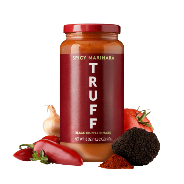 TRUFF Black Truffle Spicy Marinara Pasta Sauce (2 Jars)