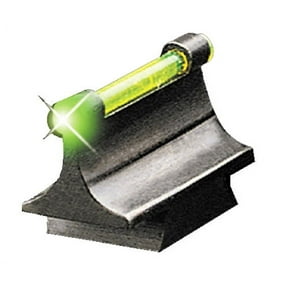 TRUGLO 3/8" METAL DOVETAIL RIFLE FIBER OPTIC GREEN BLACK