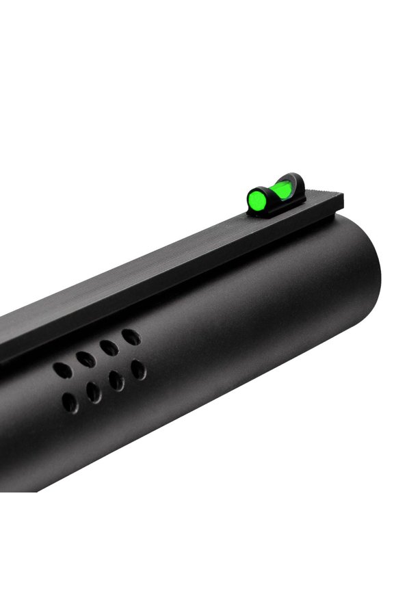 FAT BEAD SHOTGUN FIBER OPTIC GREEN BLACK