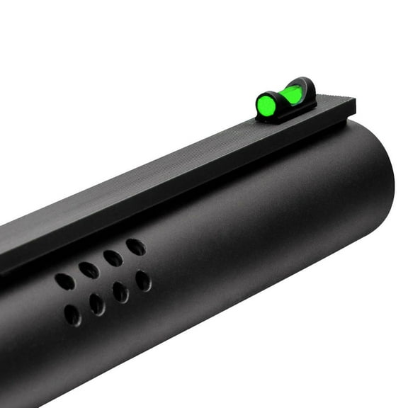 TRUGLO FAT BEAD SHOTGUN FIBER OPTIC GREEN BLACK