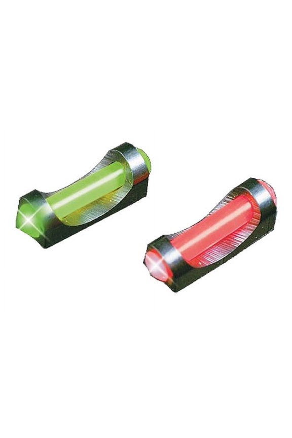 FAT BEAD SHOTGUN FIBER OPTIC RED BLACK