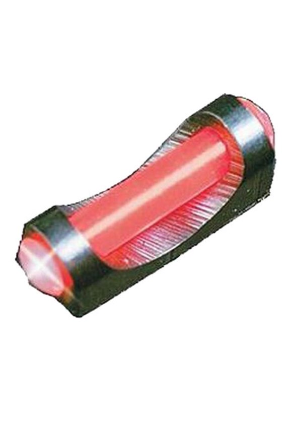 FAT BEAD SHOTGUN FIBER OPTIC RED BLACK