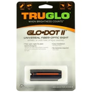 Truglo Glo-dot Ii Universal 12-20 Gauge Fiber Optic Red Black