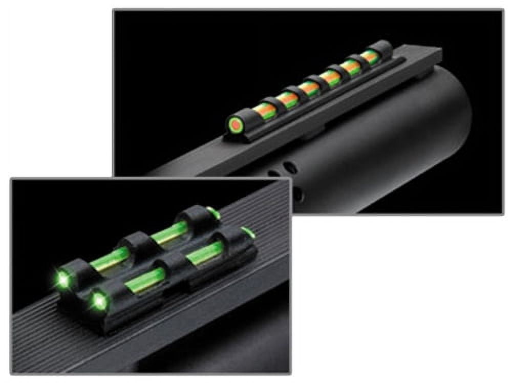 TRUGLO GOBBLE-DOT UNIVERSAL SHOTGUN FIBER OPTIC GREEN/RED FIBER OPTIC GREEN BLACK