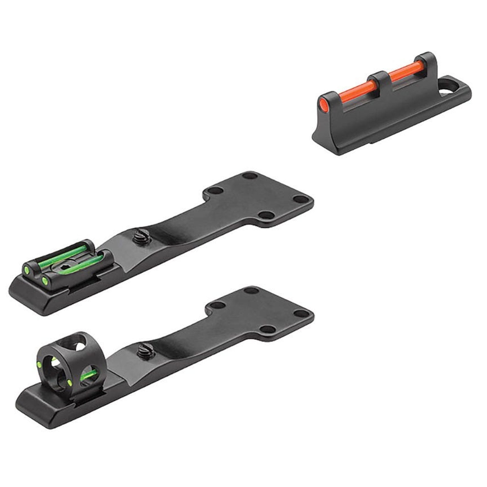 TRUGLO TRU-BEAD TURKEY UNIVERSAL SHOTGUN FIBER OPTIC GREEN/RED BLACK